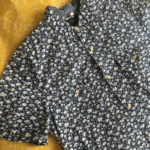 Men’s floral short sleeve button up